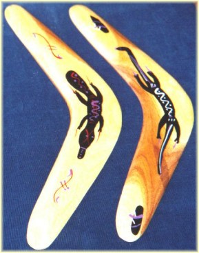 14 inches mulga wood boomerangs