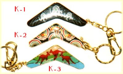 Boomerang key chains