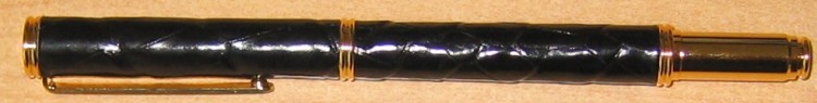 rollerball pen shown in more details