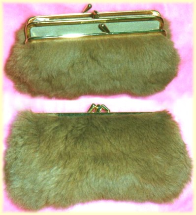 Big fur purse