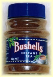 Australian instant tea Bushells