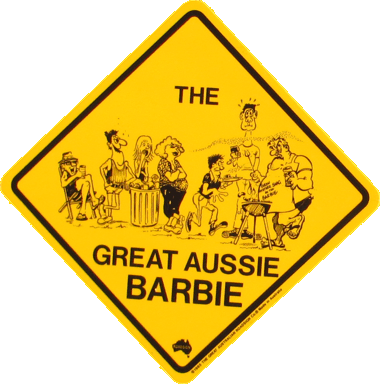 Great Aussie barbie road signs