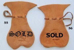 Old Lady's fanny shaped wrinkled kangaroo scrotum pouches